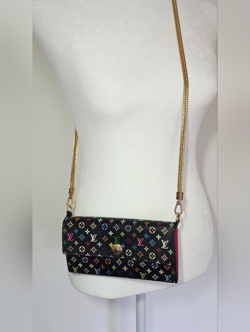 Authentic Louis Vuitton LV Wallet/Clutch Portefeuille Sarah Grenade - Picture 8 of 16